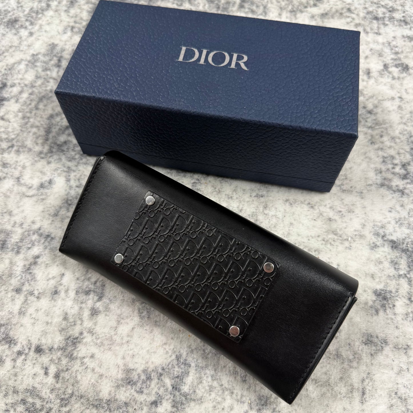 Dior Aviator Sunglasses Oblique Monogram Lens Silver
