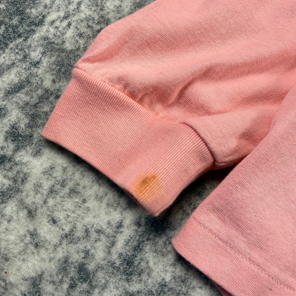 BAPE Bathing Ape Pink Repeated Logo Long Sleeve