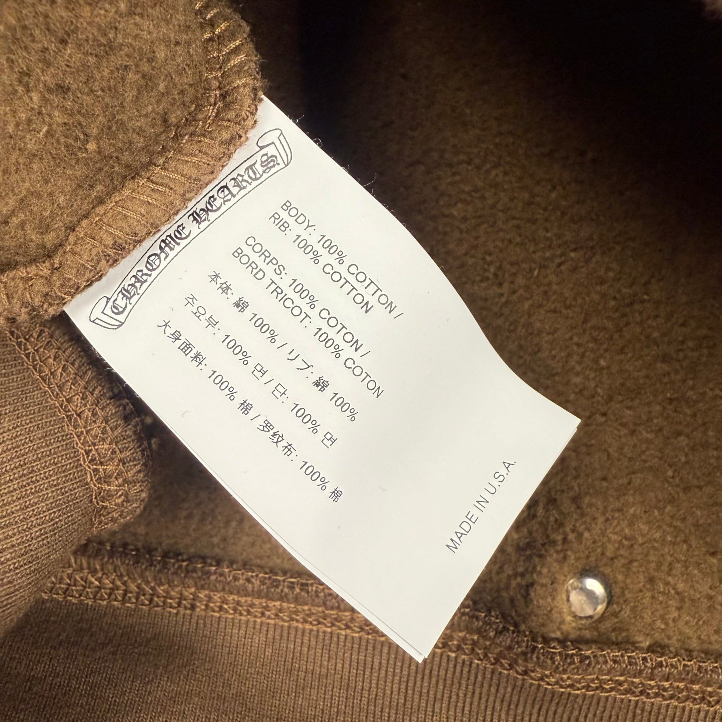 Chrome Hearts Slo Ride 1/2 Zip Sweatshirt