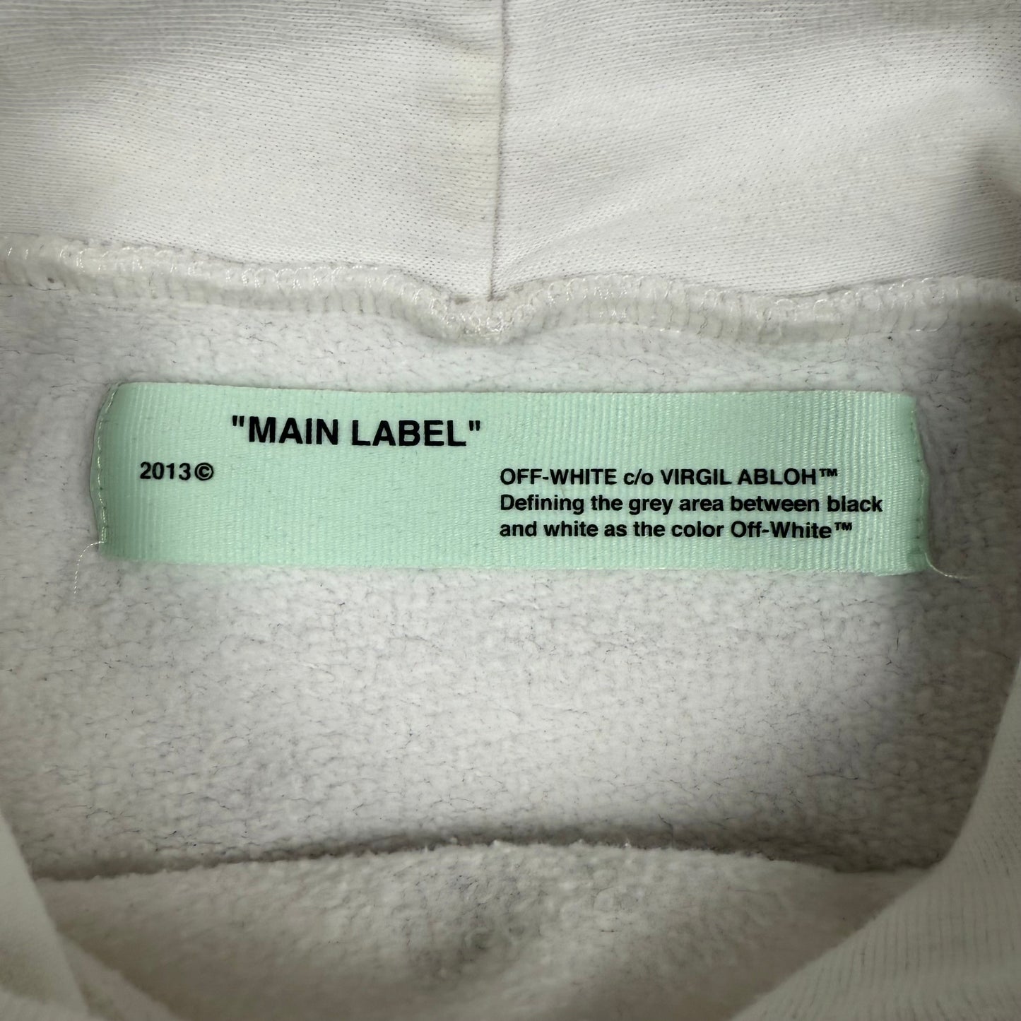 OFF-WHITE 02  Caravaggio ‘White’ Hoodie