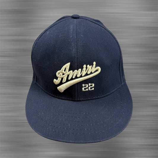 Amiri 22 Logo ‘Navy’  Fitted Cap