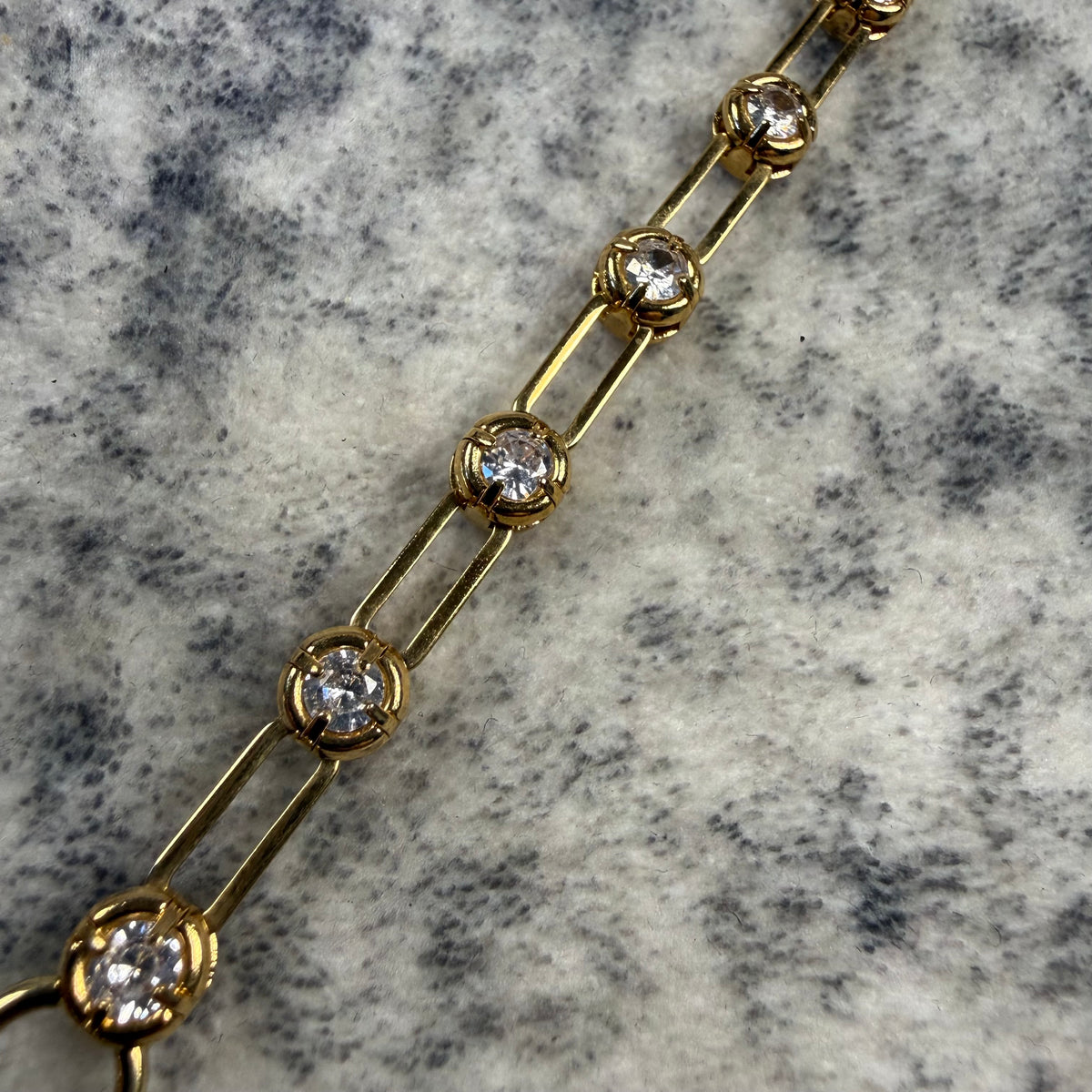 Clocks and Colours Two-Tone Crystal Dagger Necklace