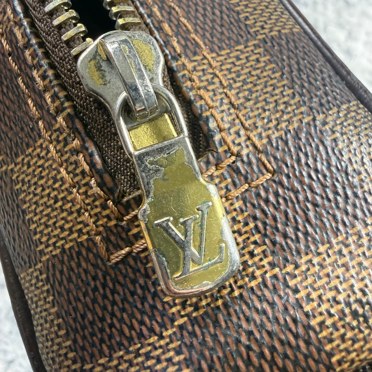 Louis Vuitton Damier Ebene Olav PM Crossbody Bag