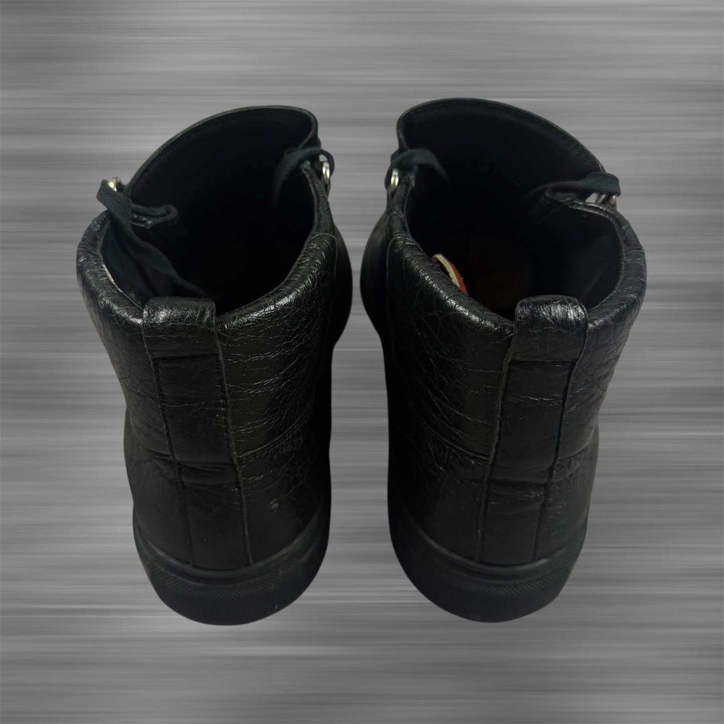 Balenciaga Arena Low Top ‘Black’ Leather Shoes