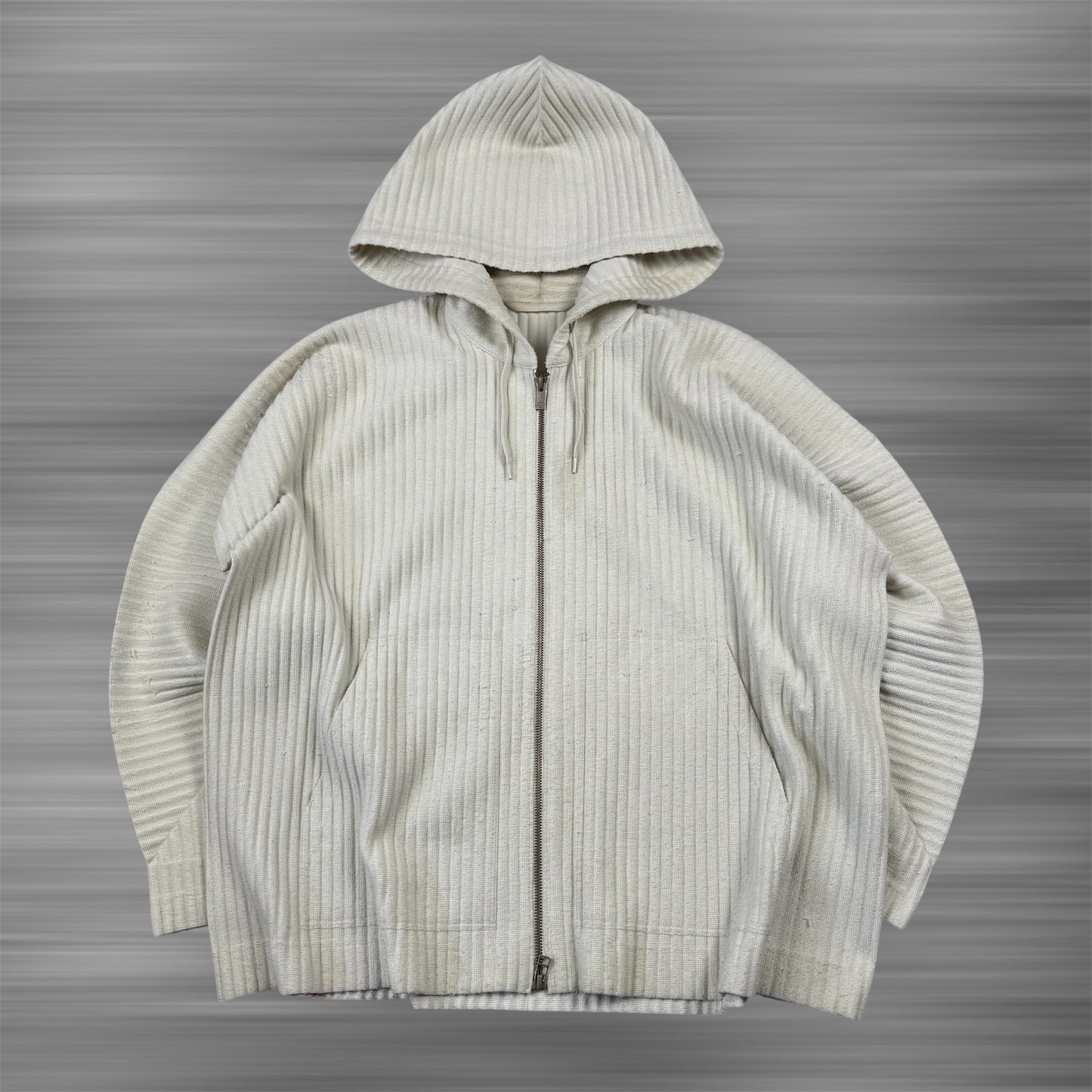 Homme Plissé Issey Miyake plissé Zip Hoodie