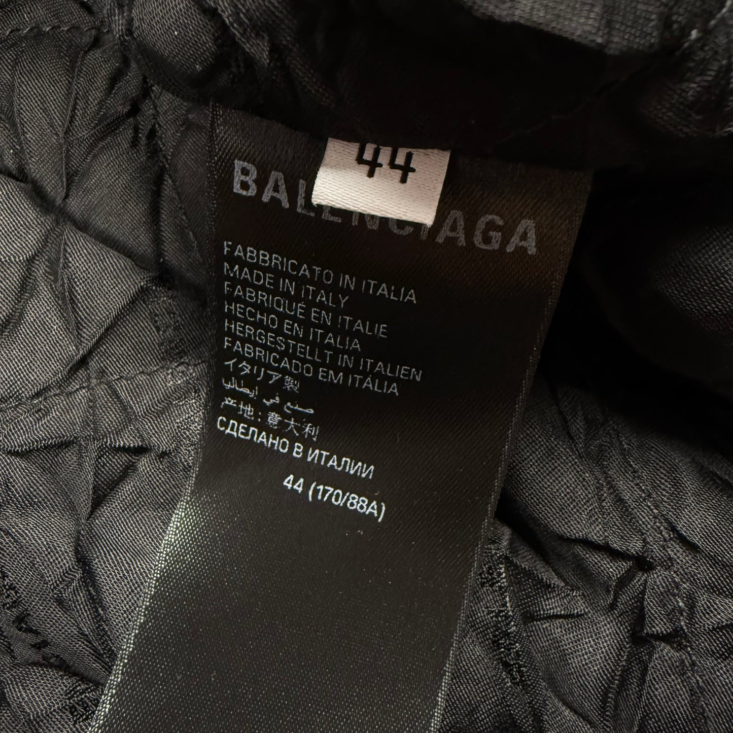Balenciaga Sporty B Taxi Leather Jacket