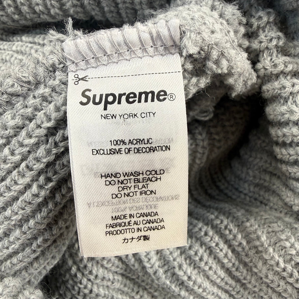 Supreme FW24 Loose Gauge Beanie