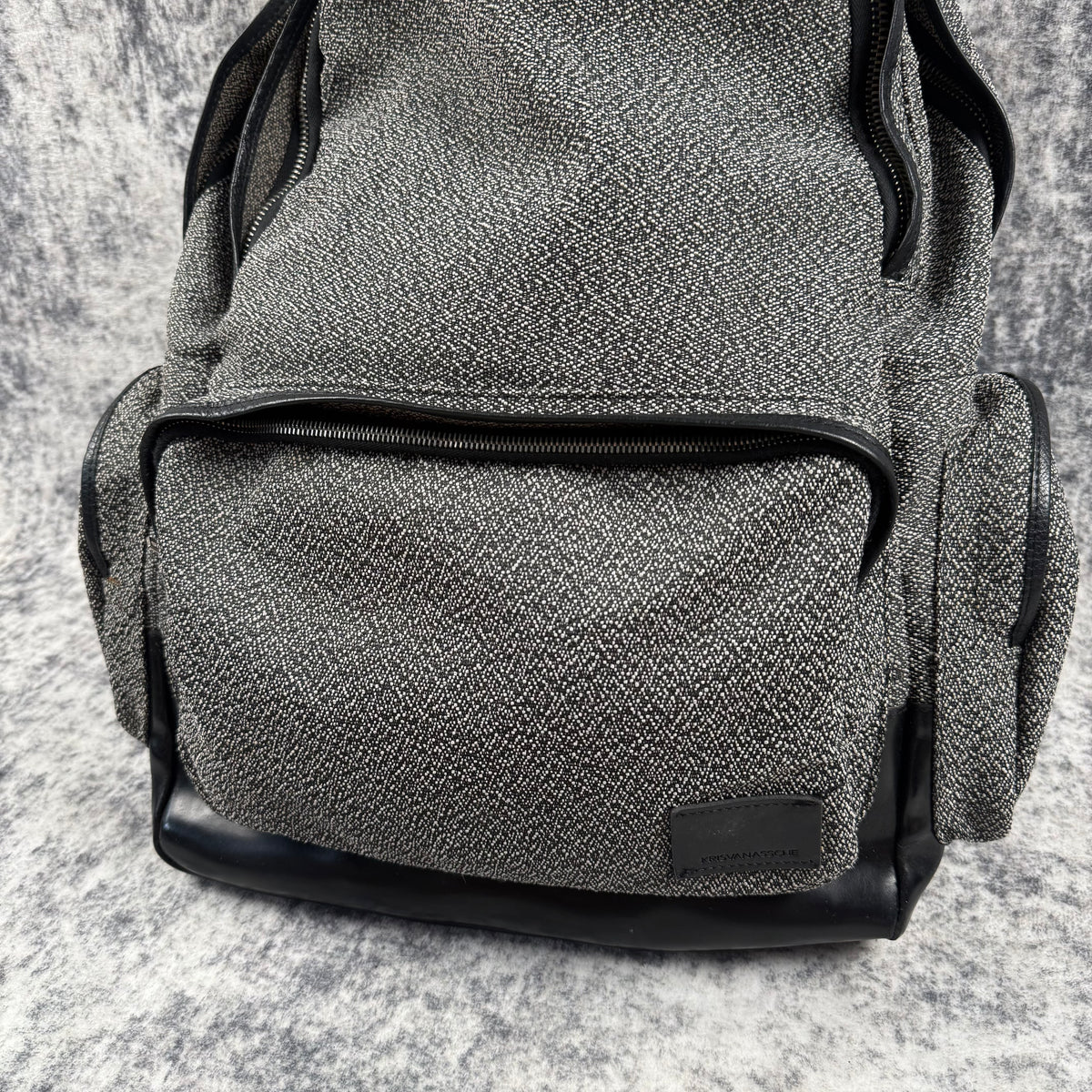 Kris Van Assche Grey Melange Hiking Backpack