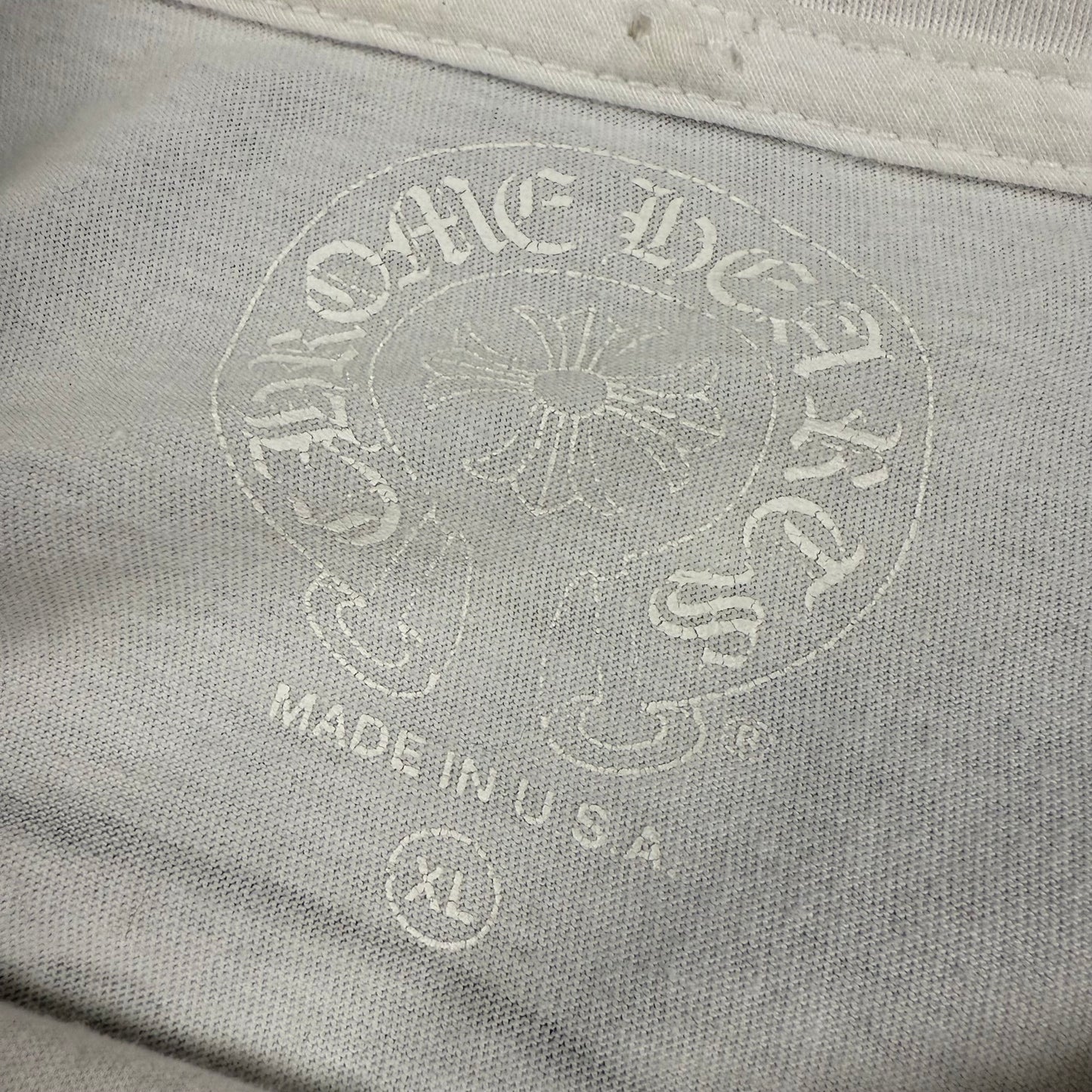 Chrome Hearts Horse Shoe ‘White’ Logo Pocket T-Shirt