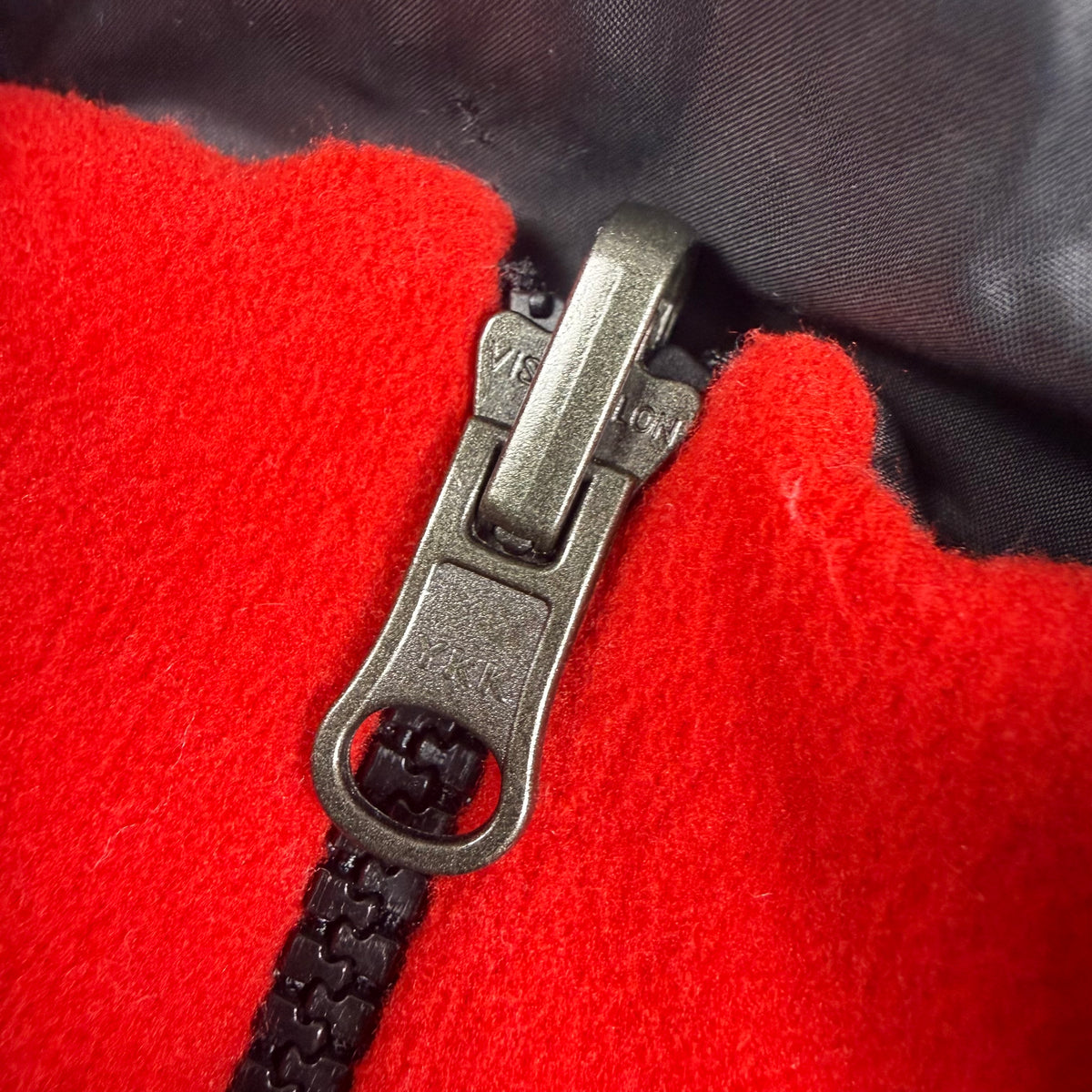 Vintage Moncler Reversible Fleece ‘Red / Black’ Vest