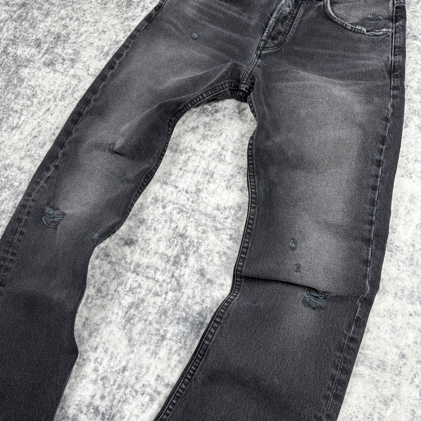 Enfants Riches Déprimés 2023A/W Distressed Burn ‘Black’ Jeans
