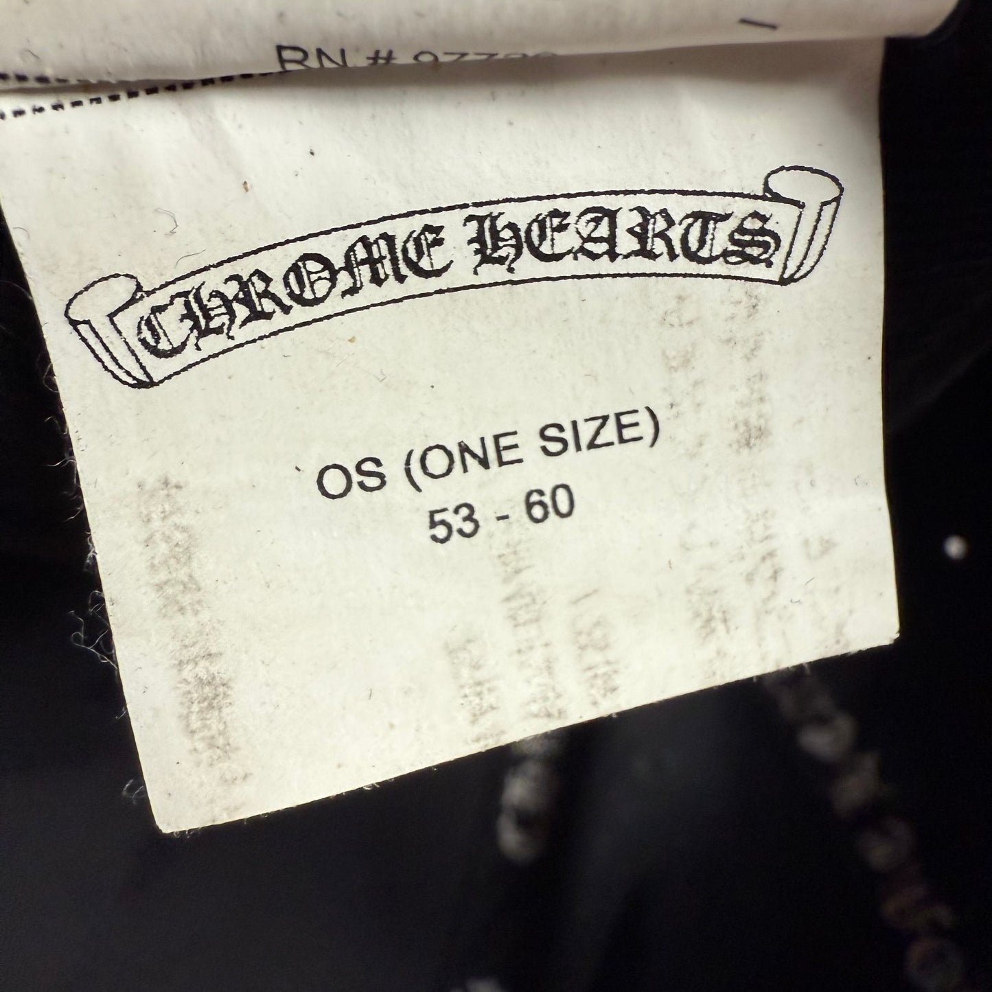 Chrome Hearts Cross Waxed Denim ‘Faded’ Baseball Cap