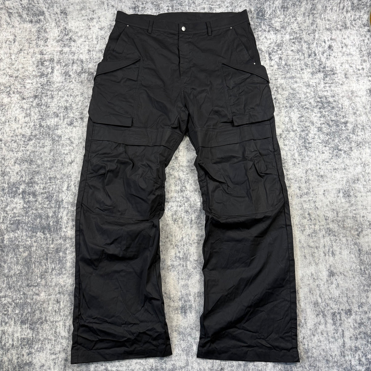 Rick Owens SS/24 Lido Stefan Cargo ‘Black’ Pants