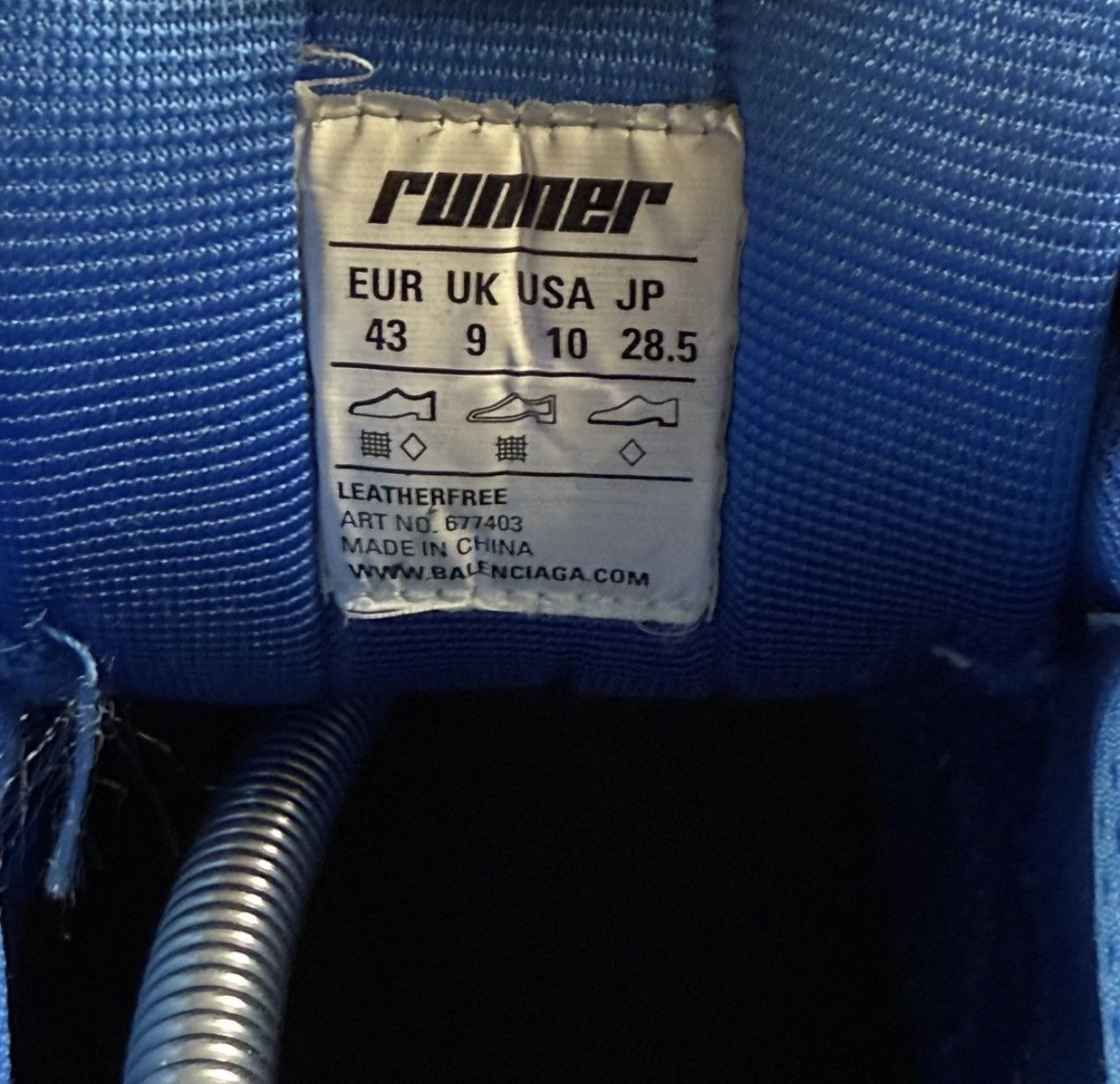 Balenciaga Runner ‘Orange Blue’ Shoes