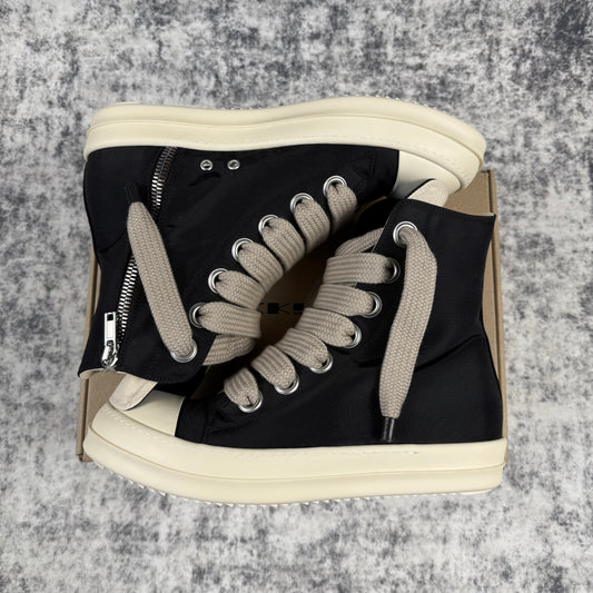 Rick Owens DRKSHDW Canvas High JumboLace ‘Black’ Shoes
