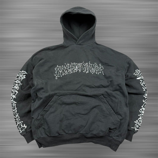 Balenciaga DIY Metal Outline ‘Black’ Hoodie