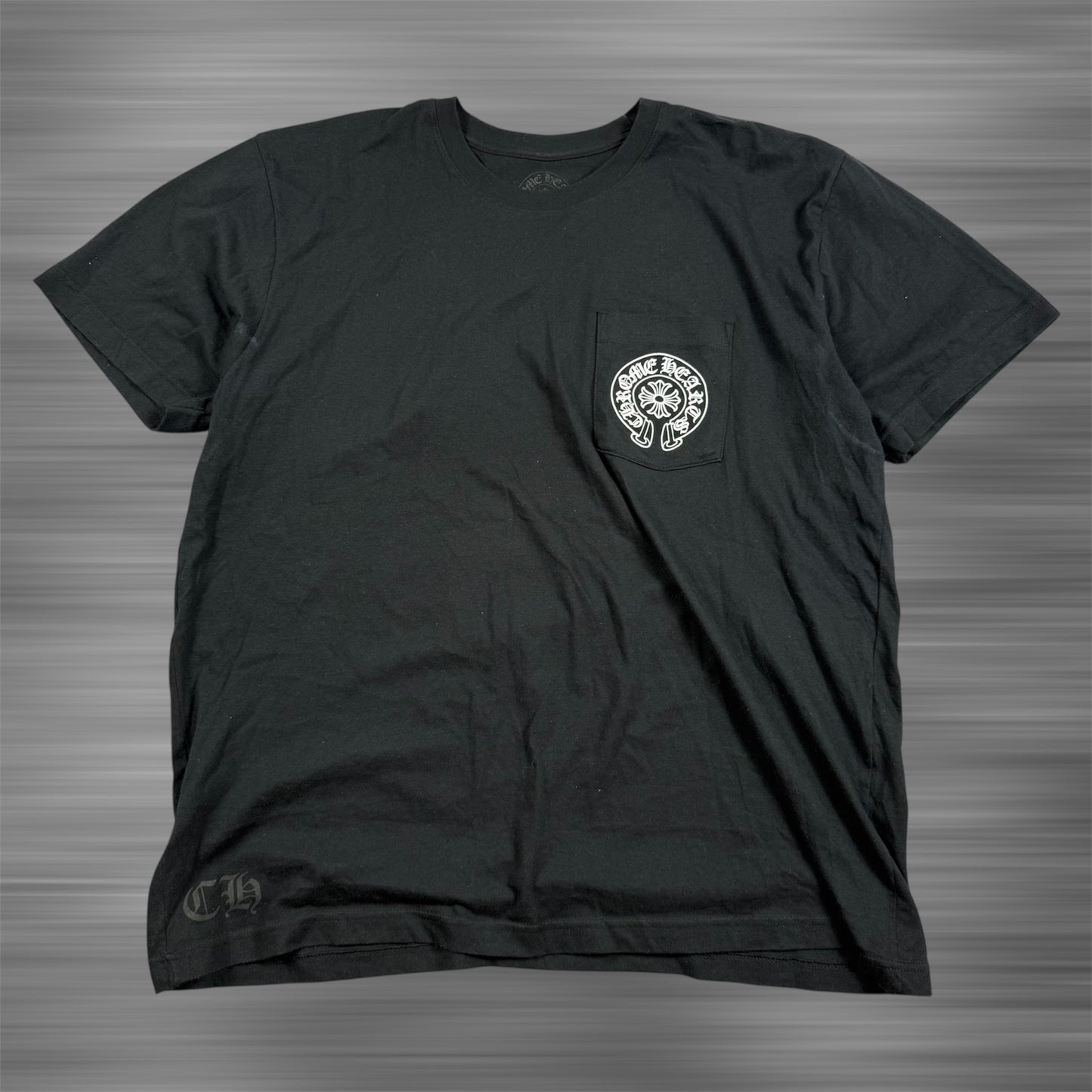Chrome Hearts Heroes Project Horseshoe Logo ‘Black’ T-Shirt