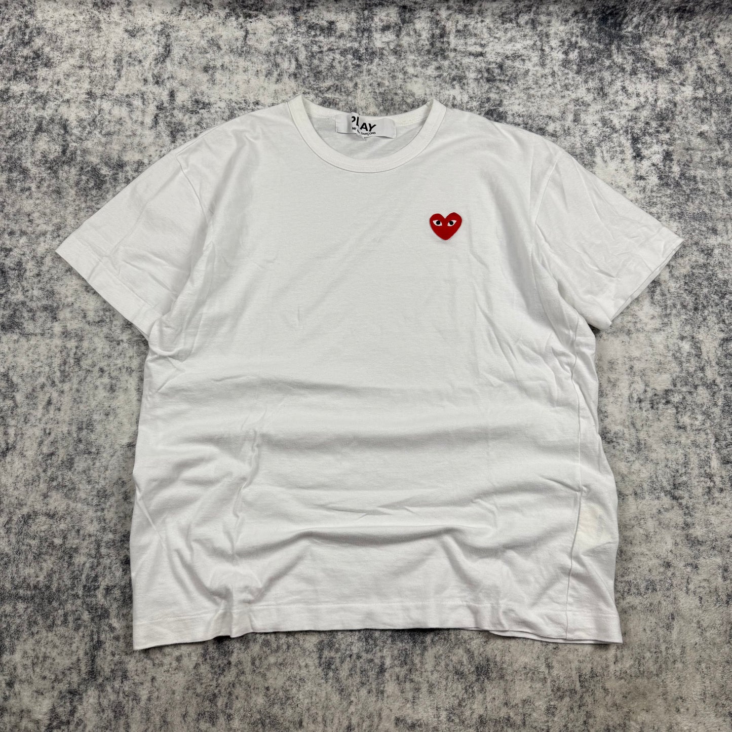 Comme Des Garçons Heart ‘White’ T-Shirt