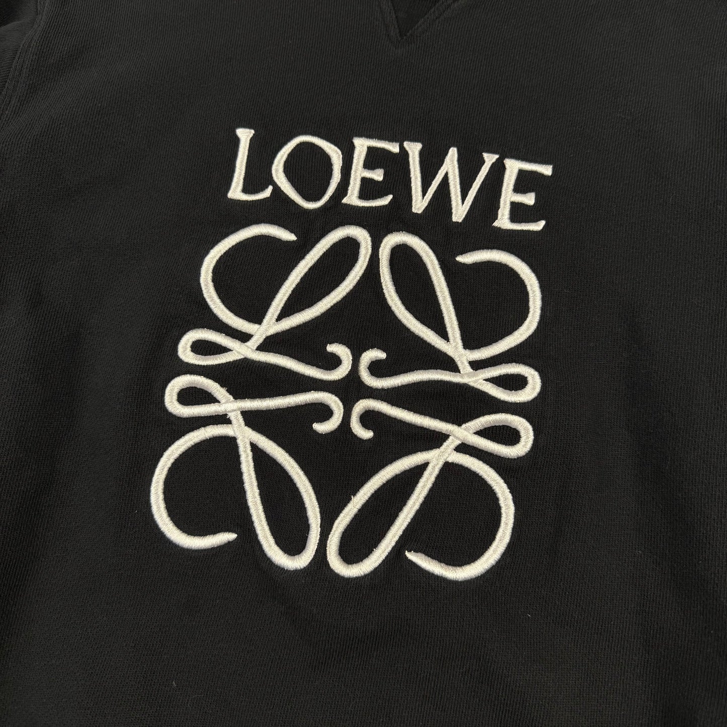 LOEWE Embroidered Logo ‘Black’ Crewneck