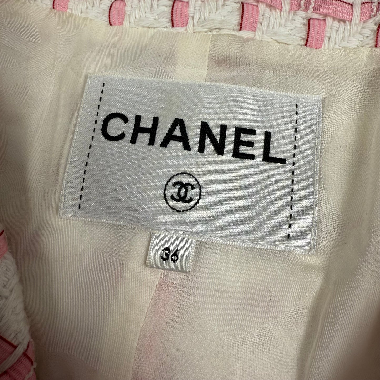 Chanel 2022 Tweed Pattern Evening Jacket