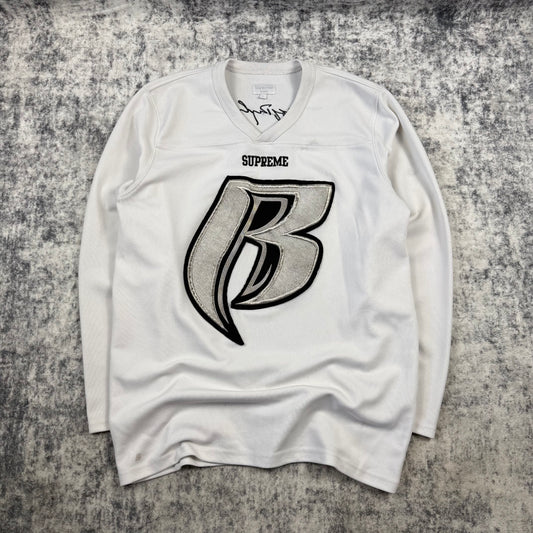 Supreme FW14 Ruff Ryders ‘White’ Jersey