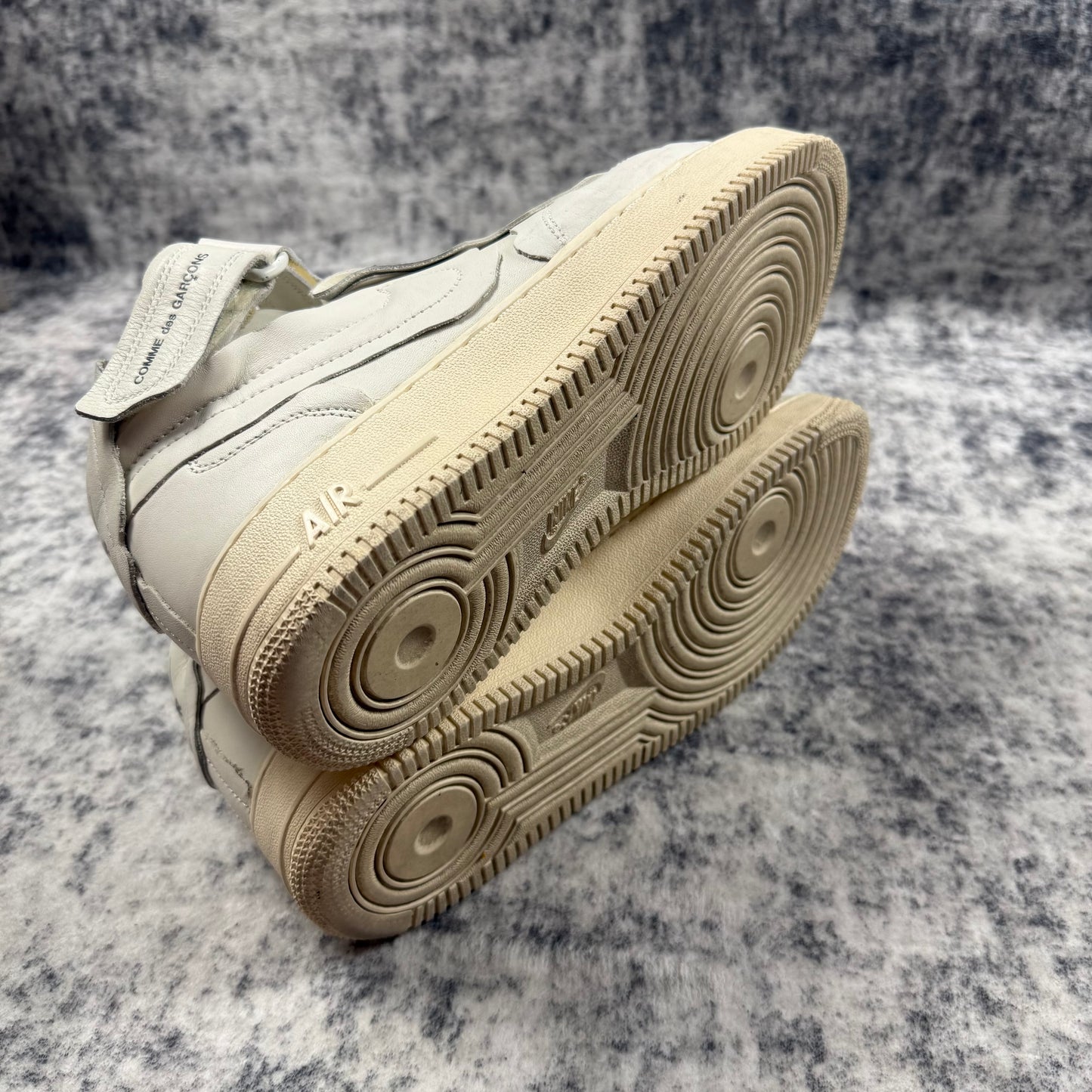 Comme des Garçons x Nike 'Triple White' Air Force 1 Mid