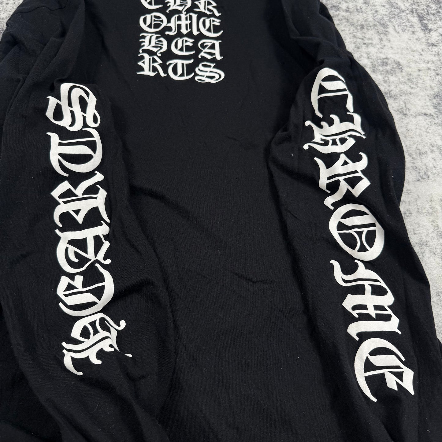 Chrome Hearts Script Logo ‘Black’ Long Sleeve