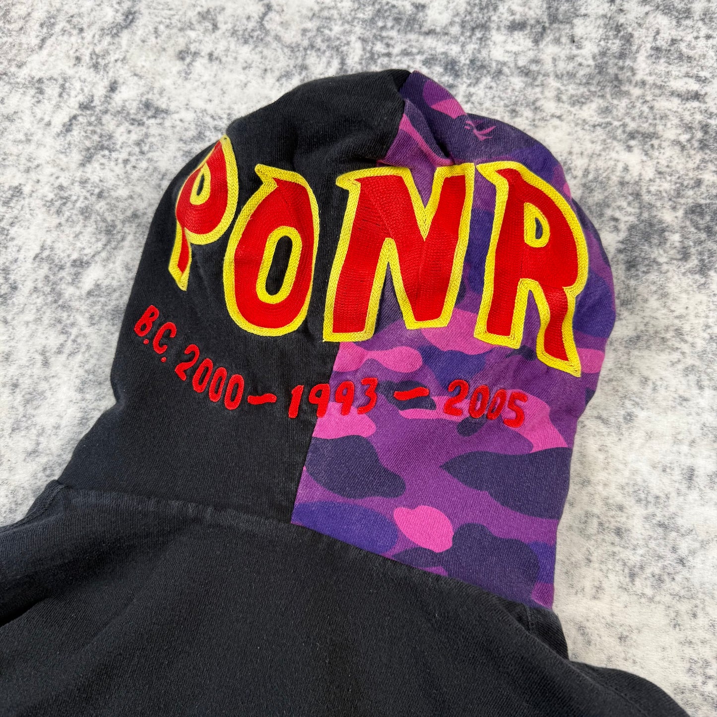 BAPE PONR Reversible Shark ‘Camo/Purple’ Full Zip Hoodie