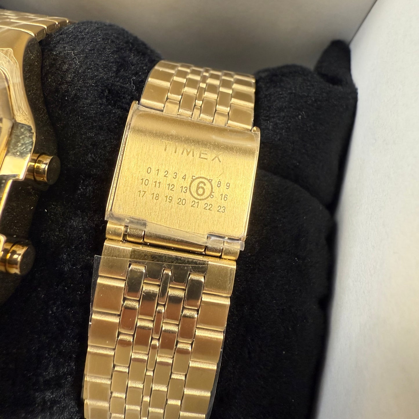 MM6 Maison Margiela x Timex Gold Digital Watch Set