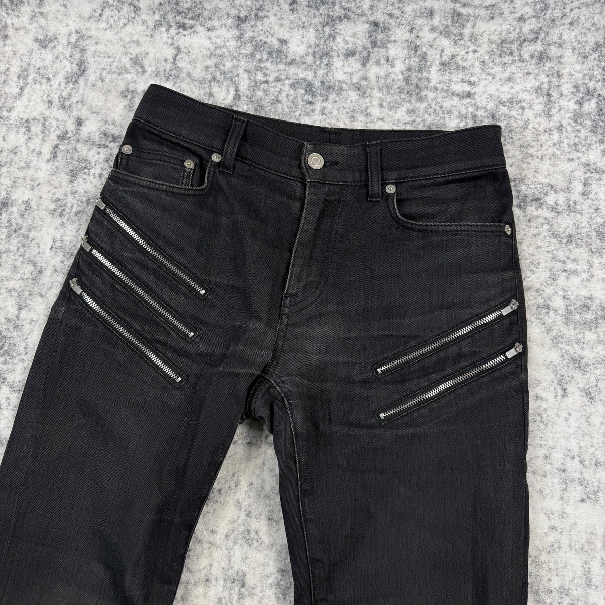 Saint Laurent FW/15 5 Zipper ‘Black’ Jeans