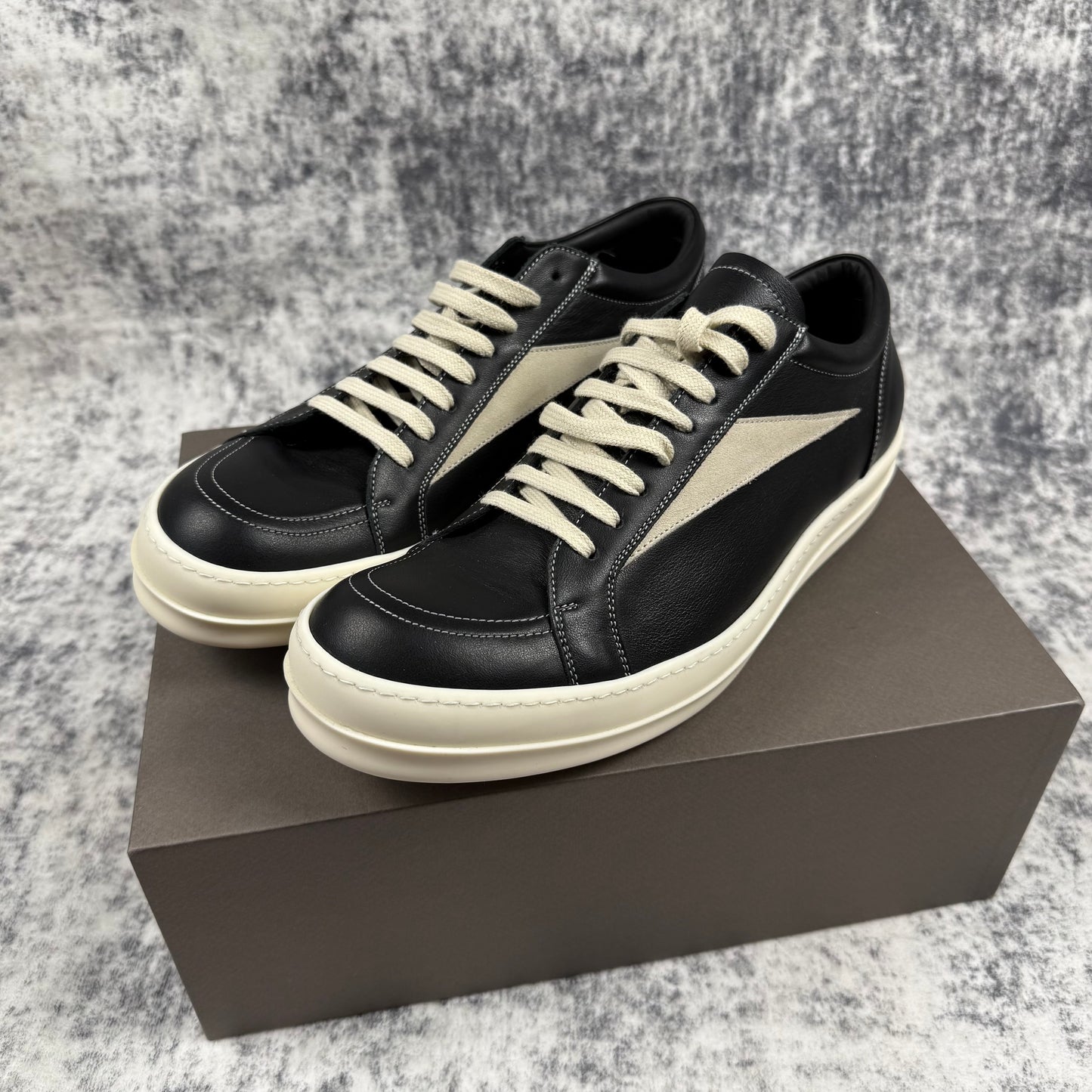Rick Owens Vintage Vans Leather ‘Black’ Shoes