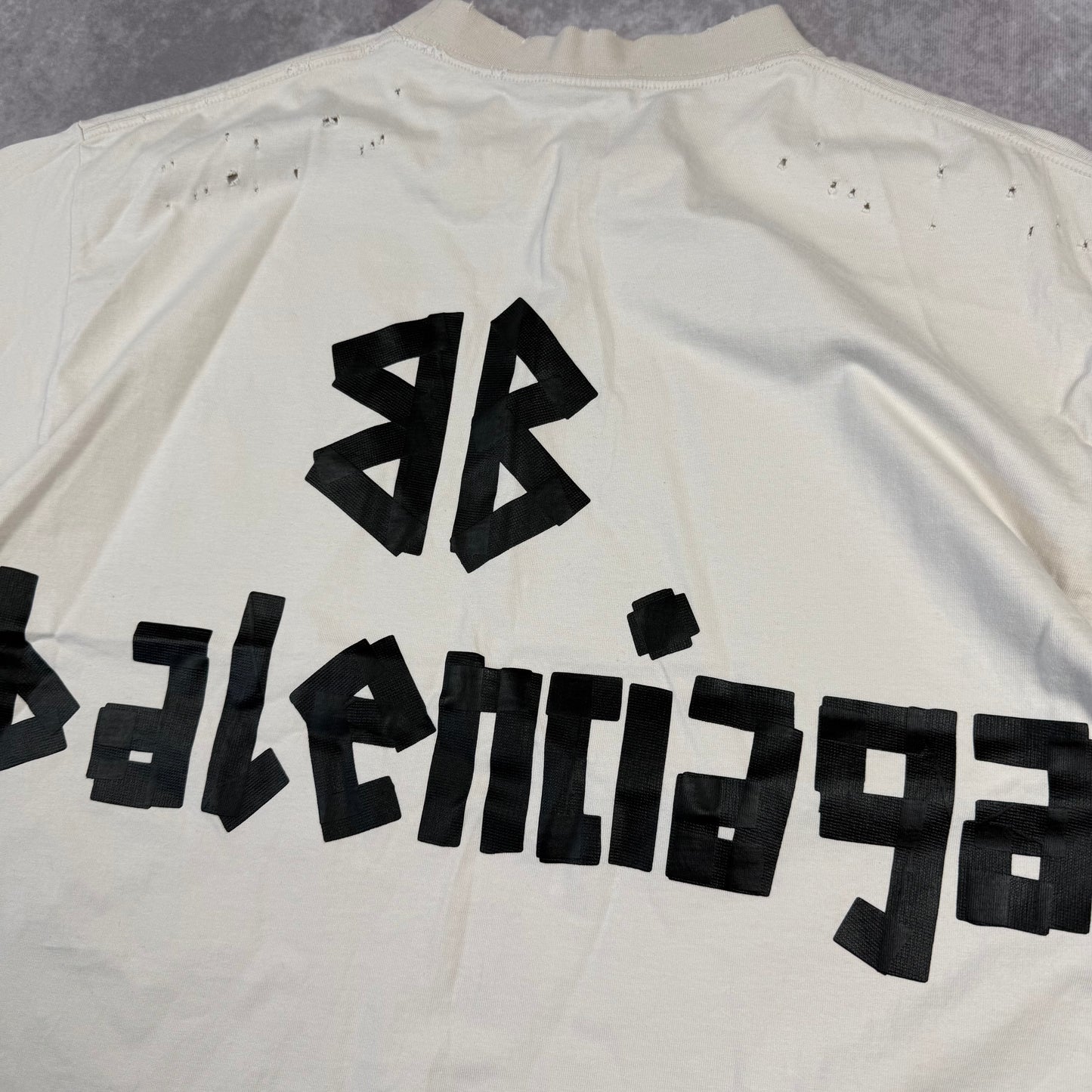Balenciaga 24SS Tape Logo T-Shirt