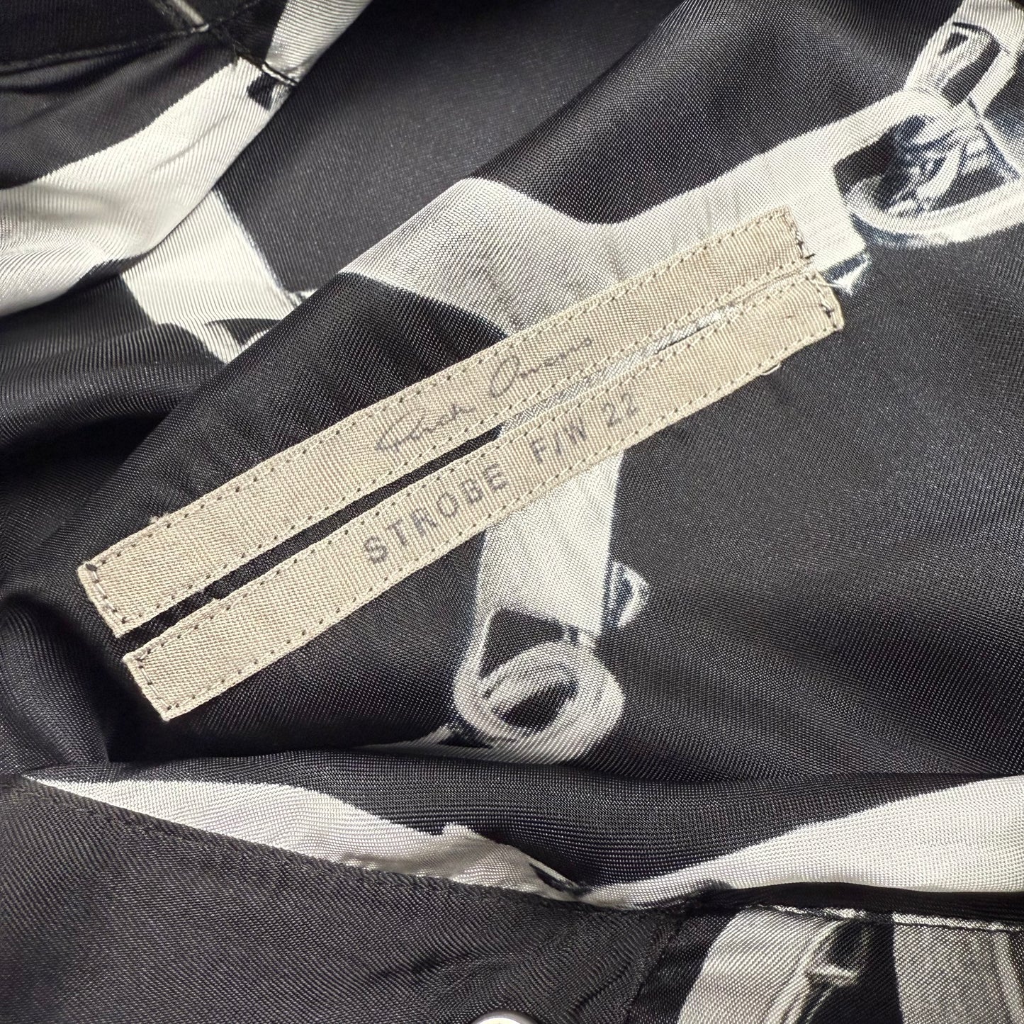 Rick Owens Strobe F/W 22 Short Sleeve Shirt