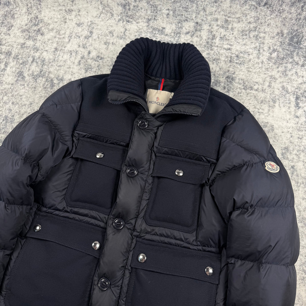 Moncler Rillieux Puffer Down ʼNavy’ Jacket