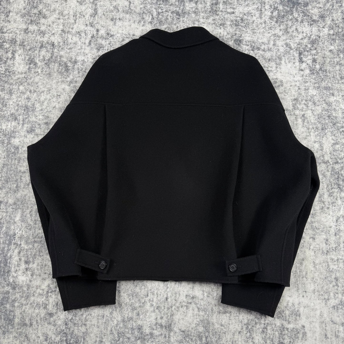 Acne Studios SS22 Doverio Wool ‘Black’ Cropped Jacket