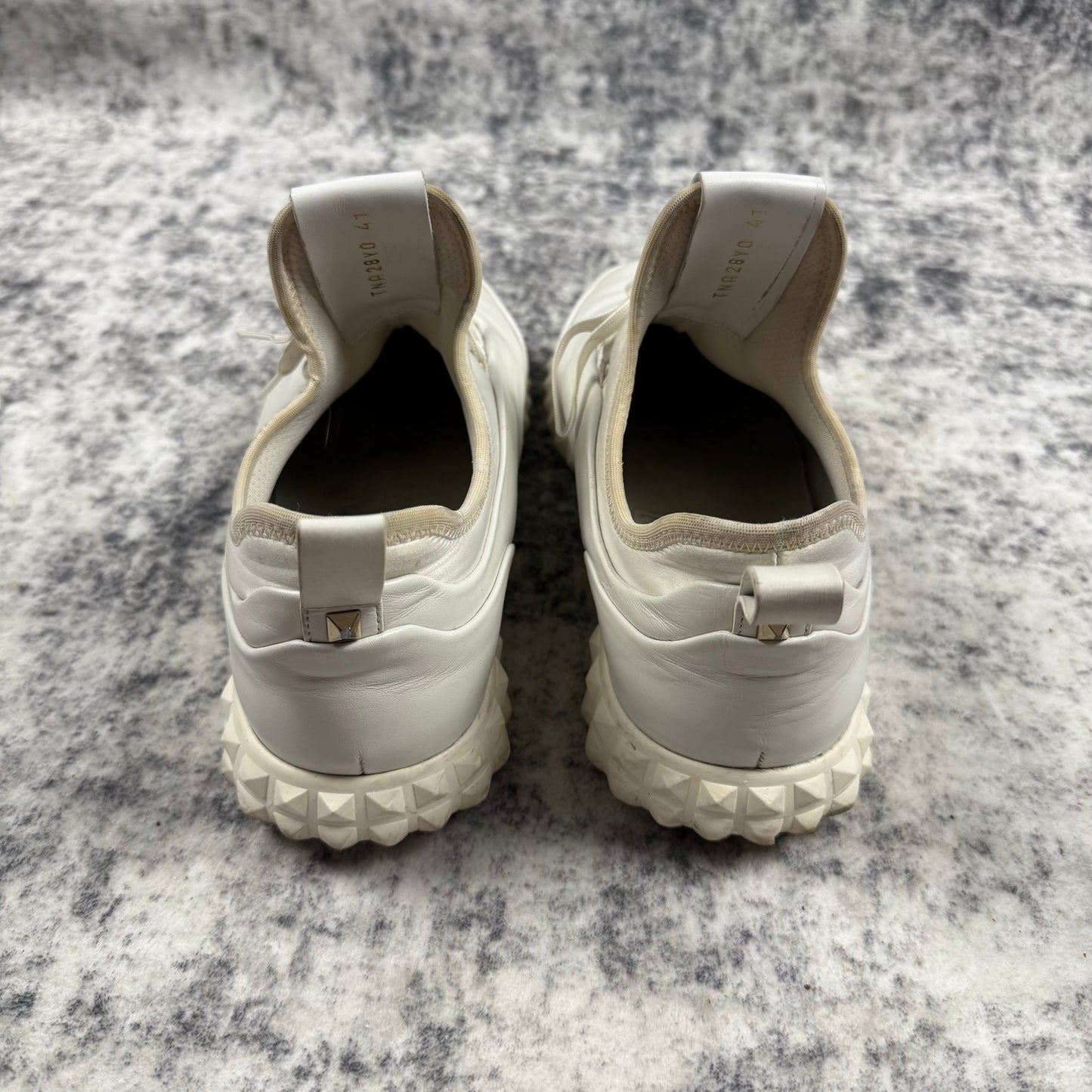 VALENTINO GARAVANI Rockstud ‘White’ Leather Trainers
