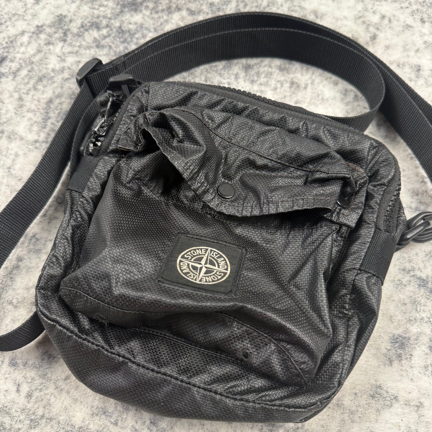 Stone Island Patch ‘Black’ Shoulder Bag