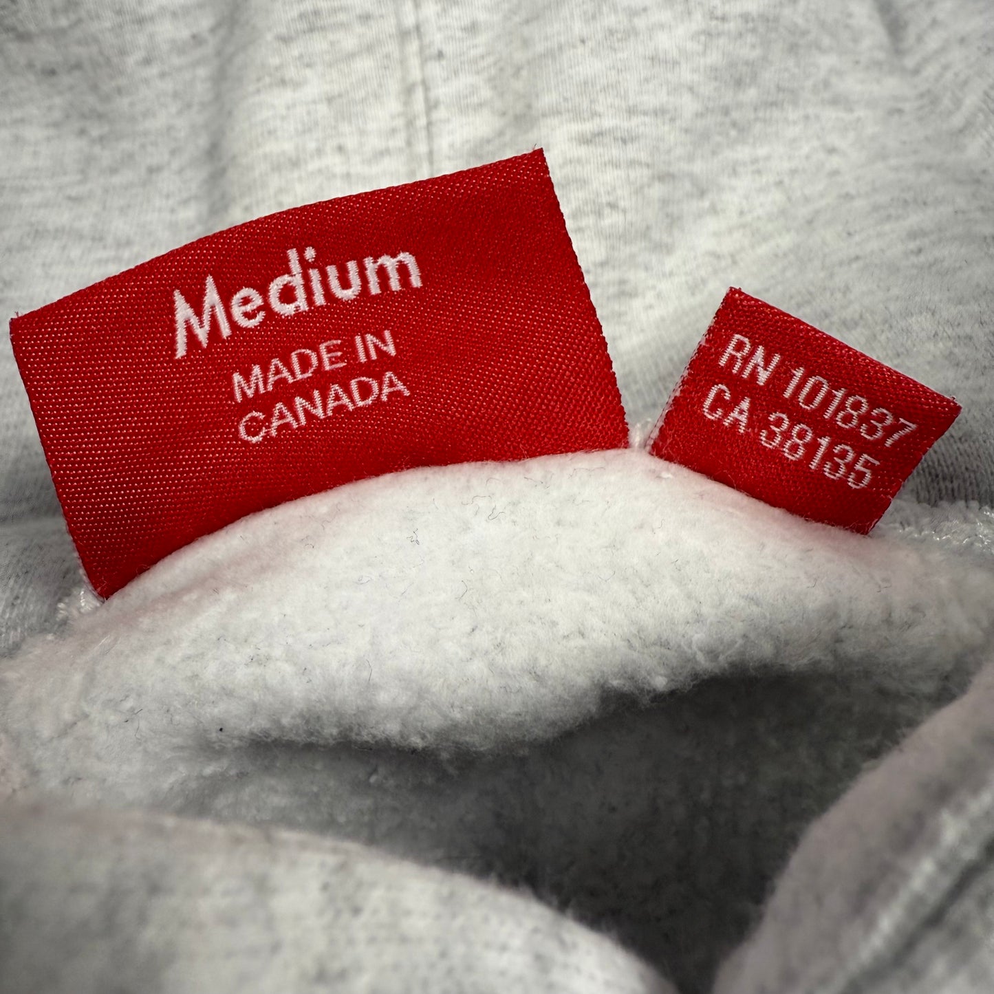 Supreme Reflective Cutout Logo ‘Gray’ Hoodie