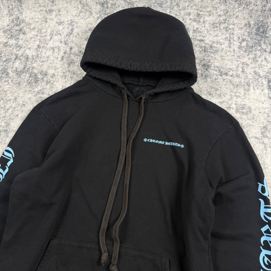 Chrome Hearts ‘Miami Blue’ Script Logo ʼBlack’ Hoodie