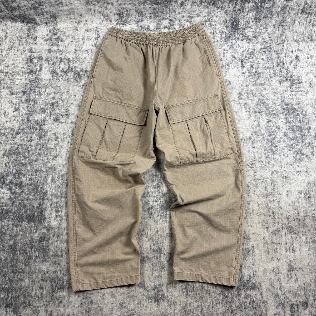 Acne Studios Ripstop Cargo Trousers Neutrals Pants