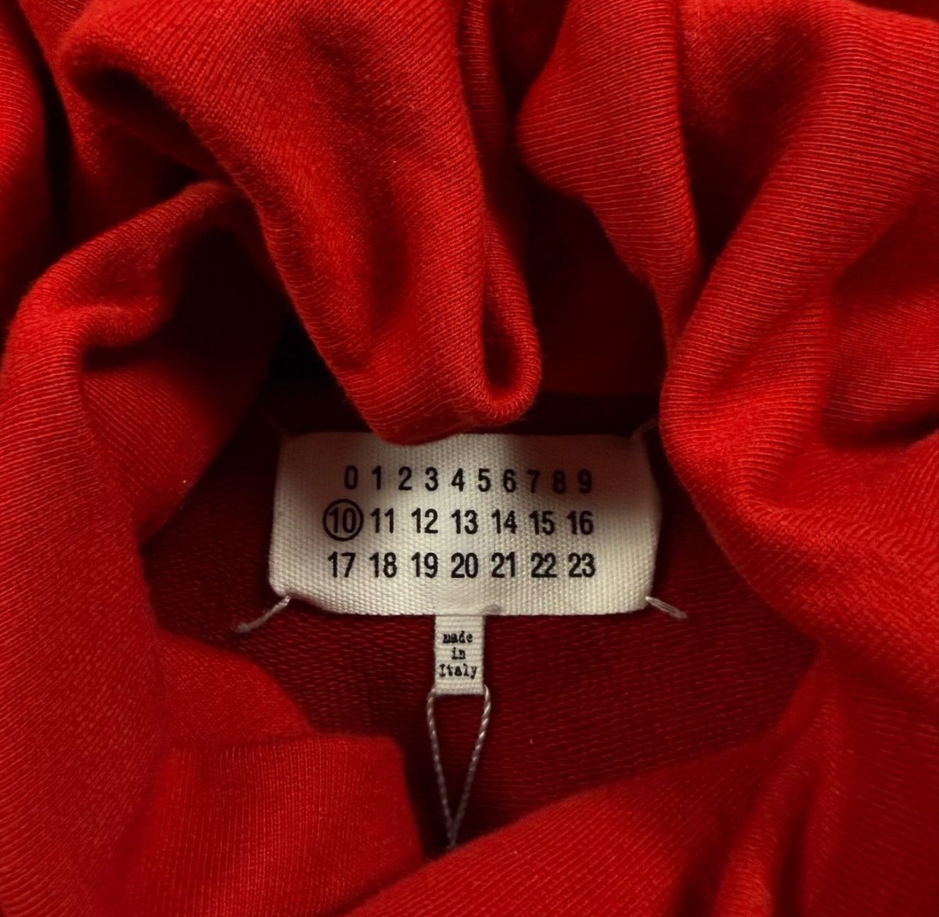 Maison Margiela Number Hoodie ‘Military Red’