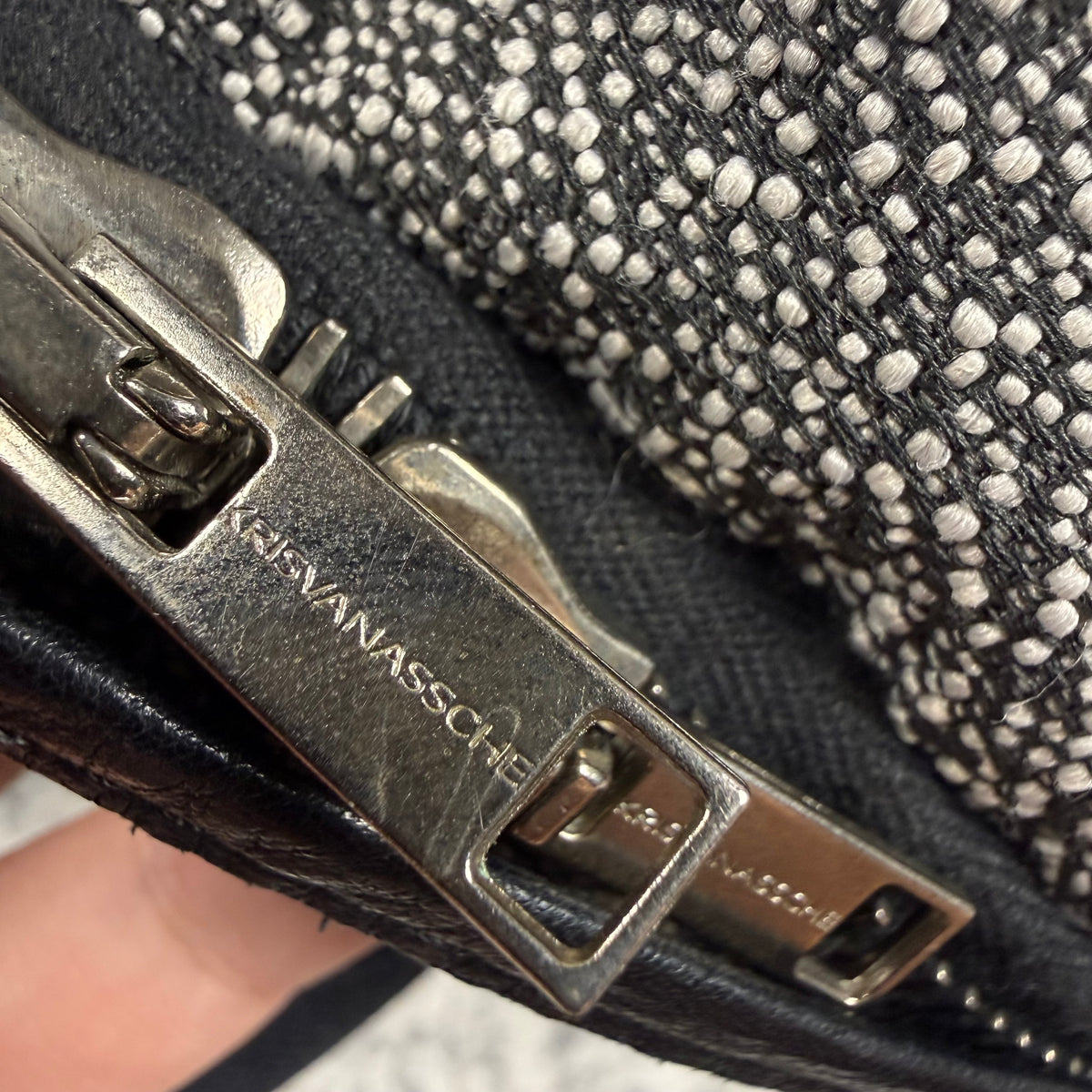 Kris Van Assche Grey Melange Hiking Backpack