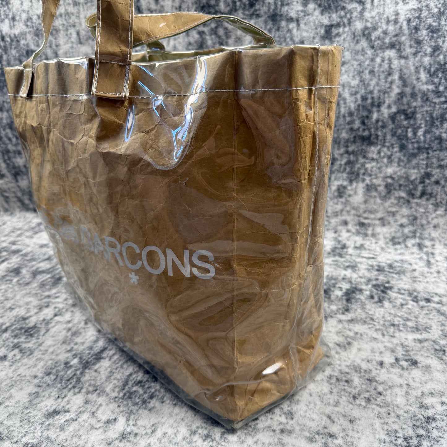 Come Des Garçons PVC Paper Tote Bag