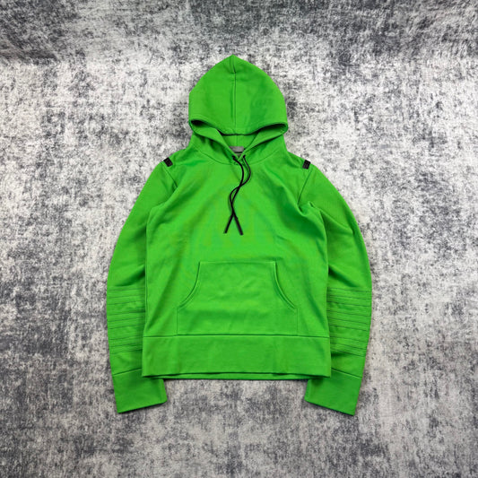 Dior Homme AW03 by Hedi Slimane Luster Neon Green Runway Hoodie