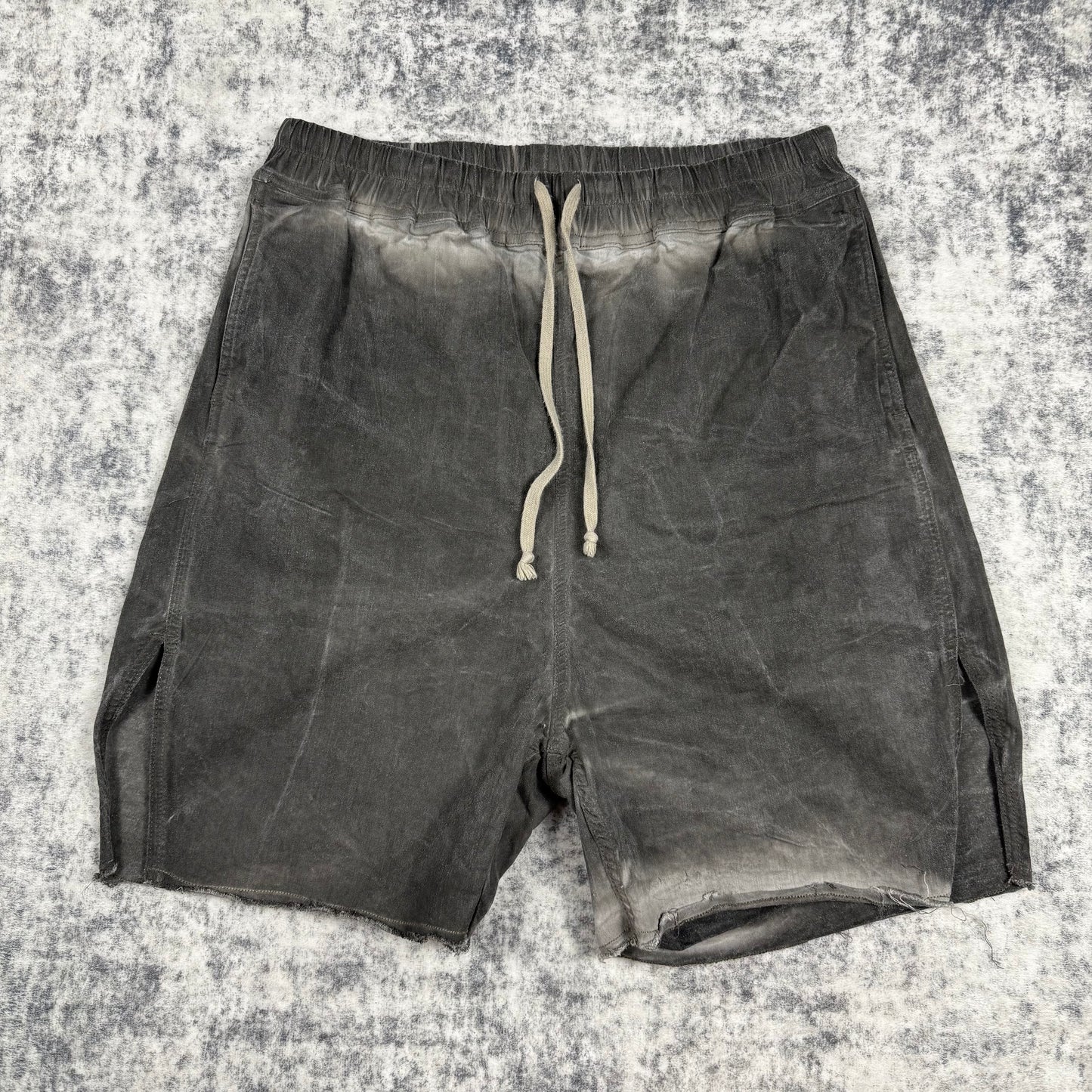 Rick Owens S/S24 Lido Sample Long Boxers Denim Shorts