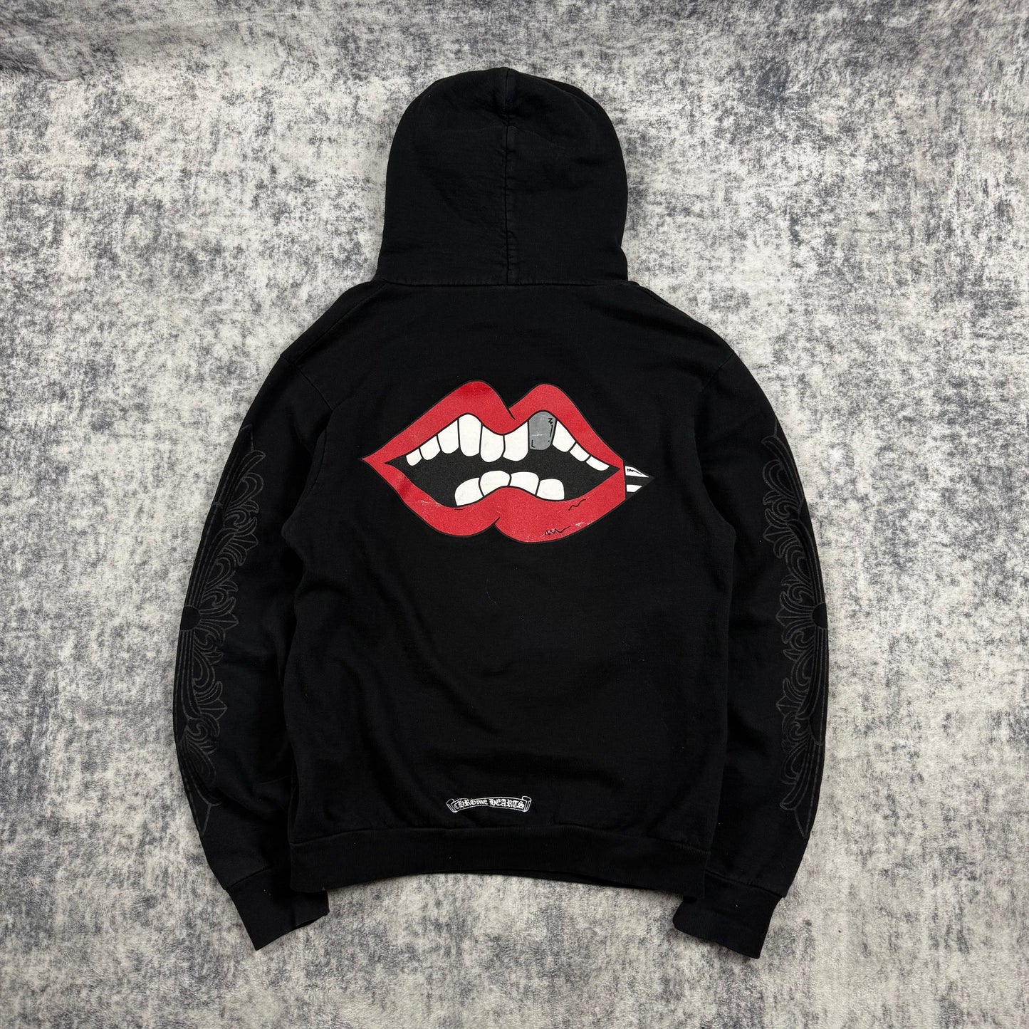 Chrome Hearts x Matty Boy Horseshoe Floral ‘Black’ Hoodie