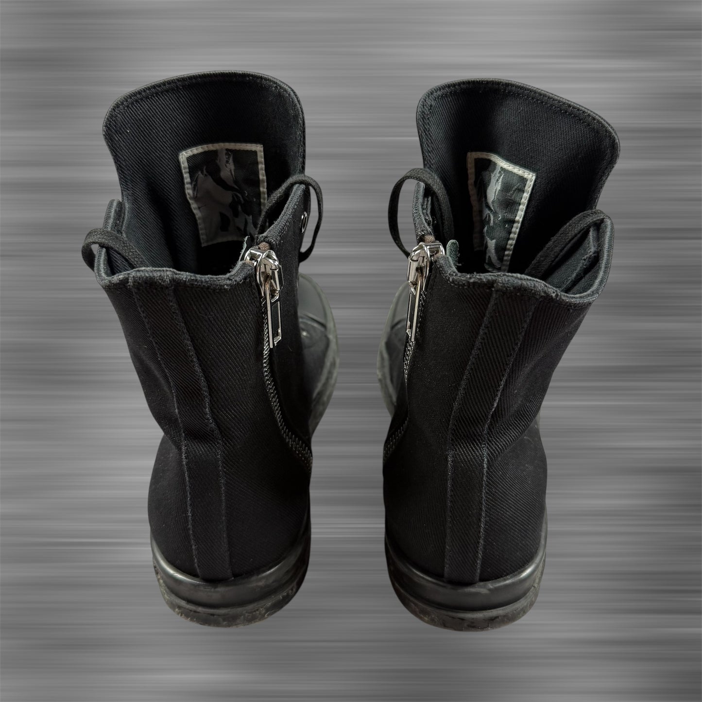 Rick Owens DRKSHDW Ramones High – Full Black