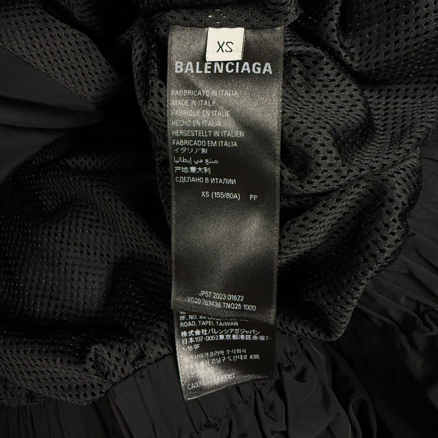 Balenciaga 3B Logo Cropped Track Jacket