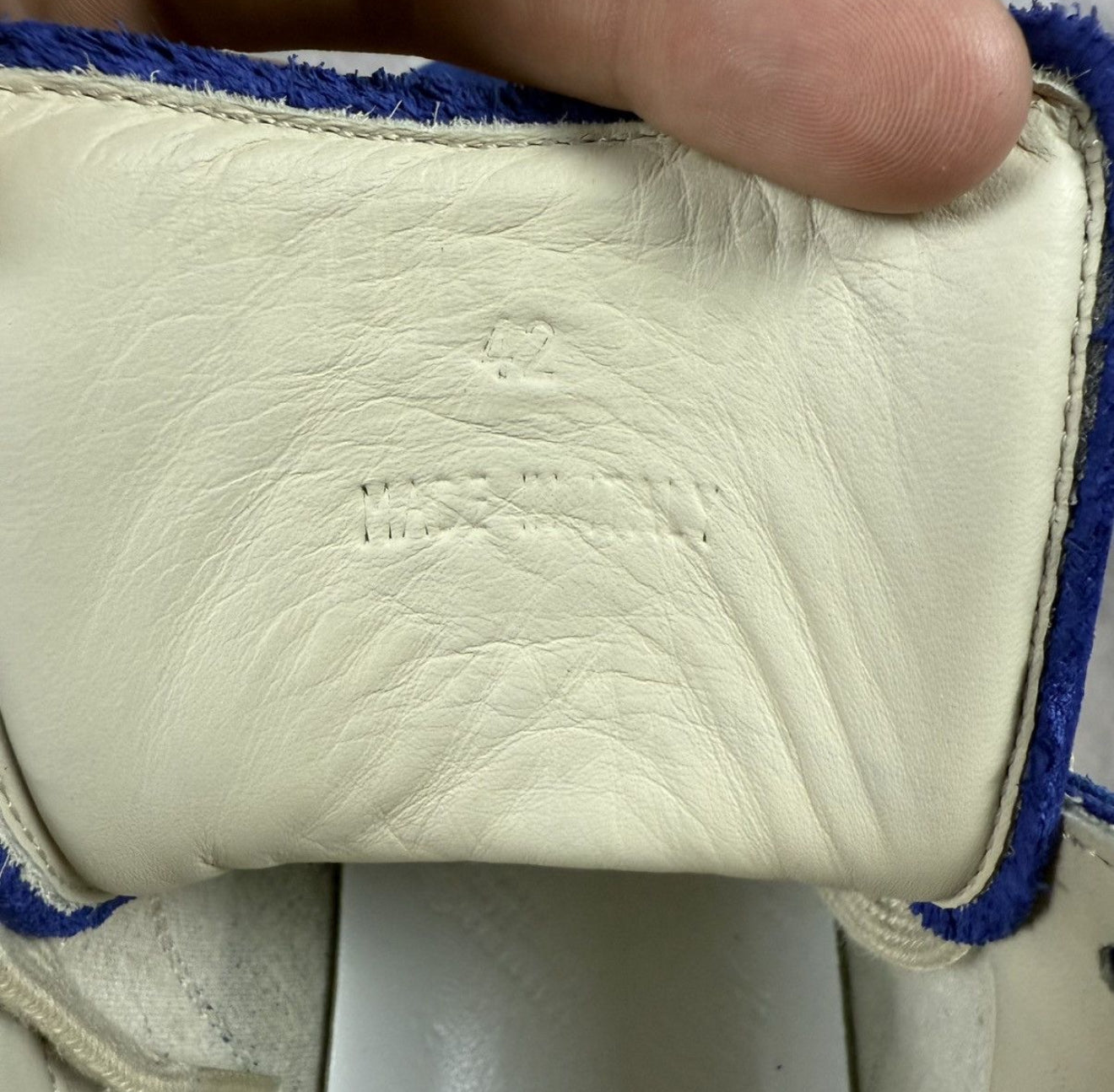 Maison Margiela Replica High - Royal Blue Calf Leather Shoes