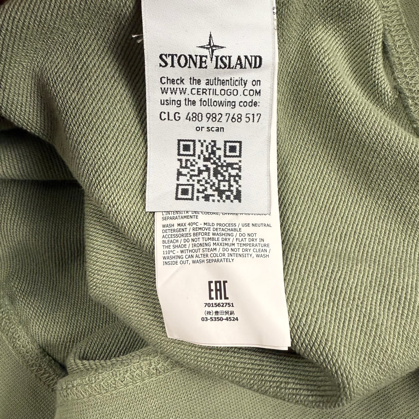 Stone Island ‘Green’ Crewneck